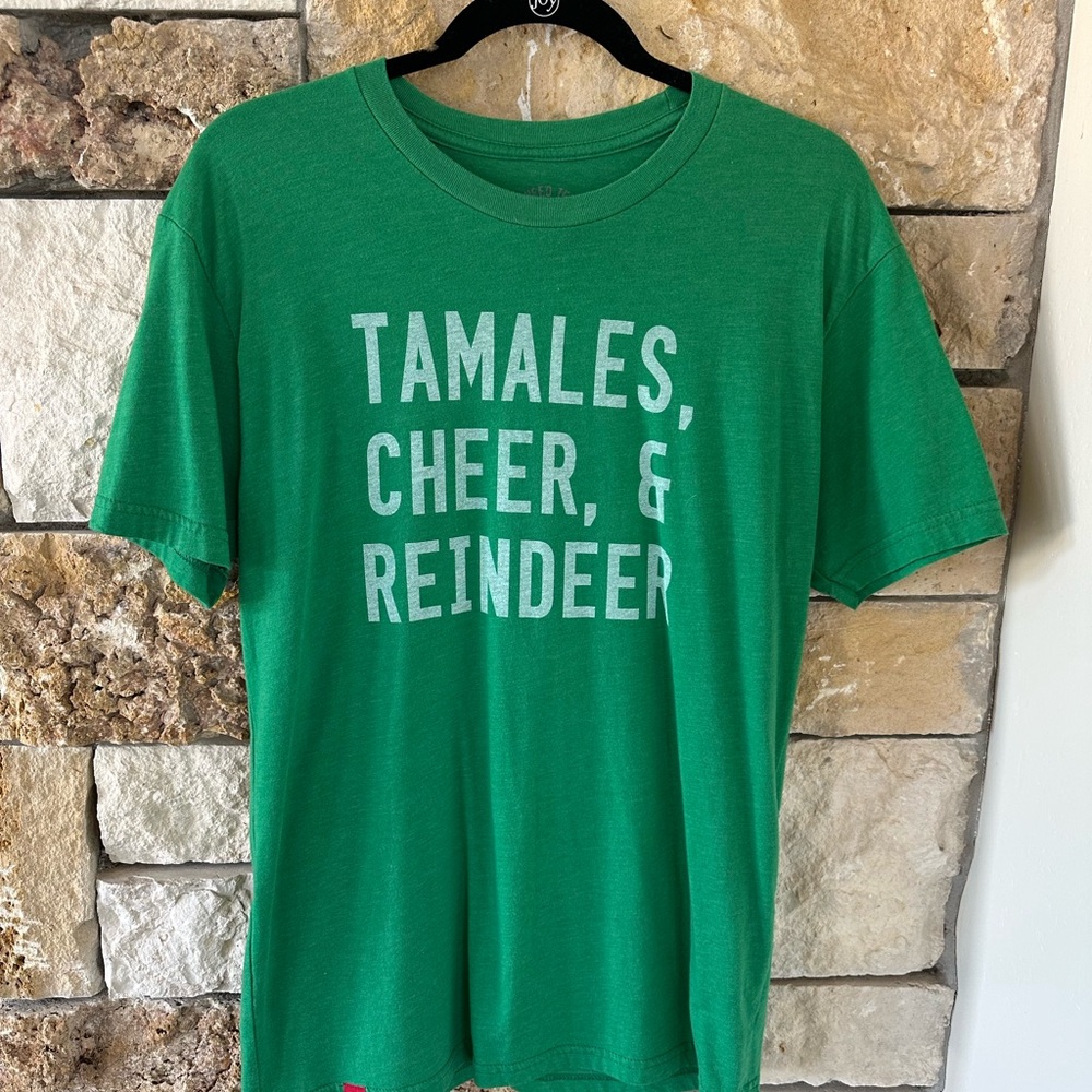 Cheer Reindeer and Tamales Christmas T Shirt
